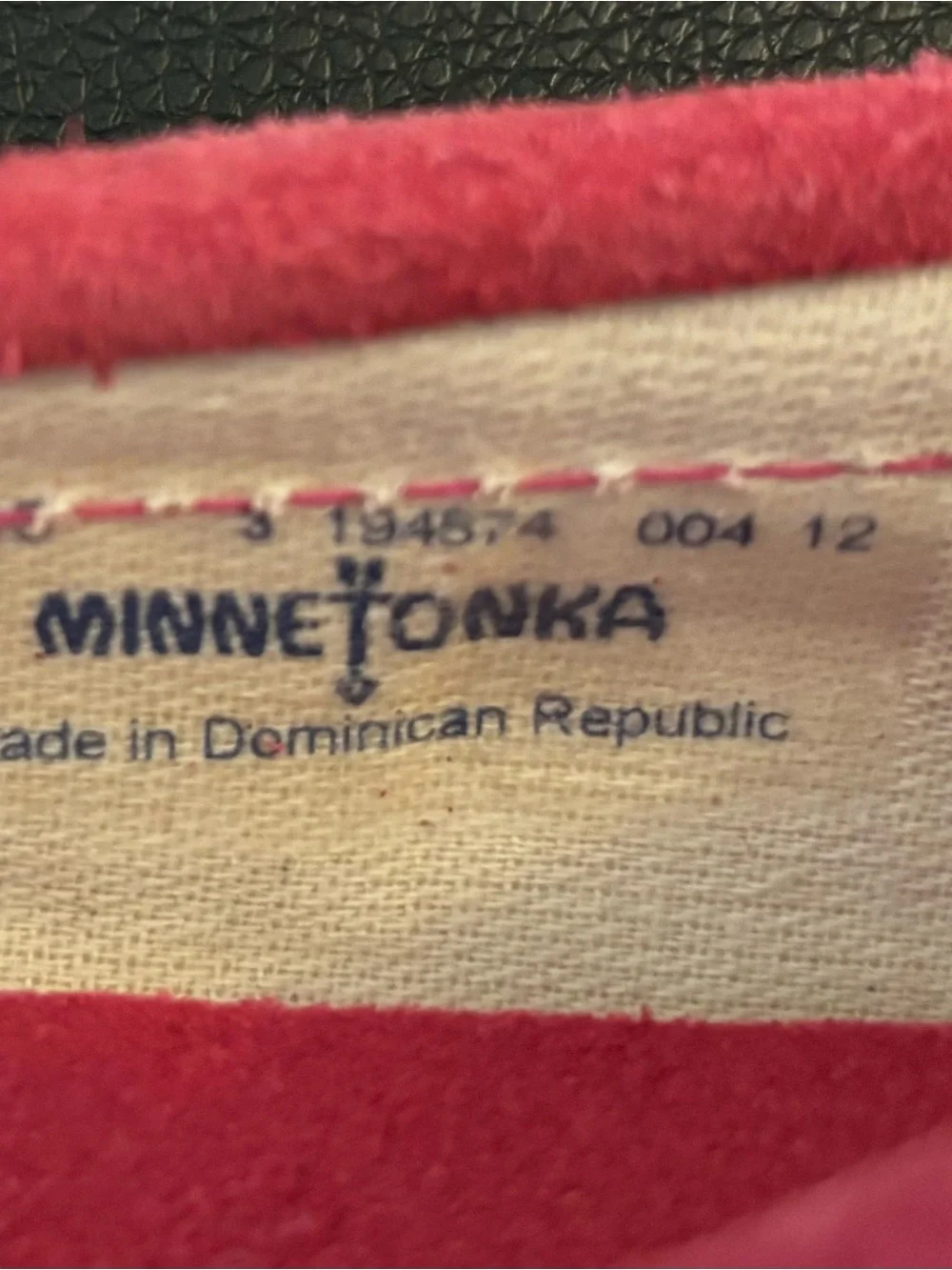 Minnetonka Women’s Hot Pink Suede Moccasins